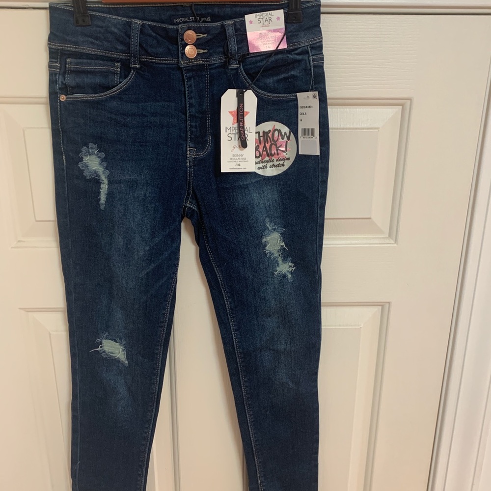 Imperial Star Skinny Jeans, distressed